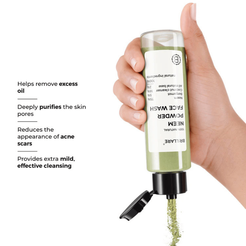 Neem Powder Face Wash For Acne-Prone Skin