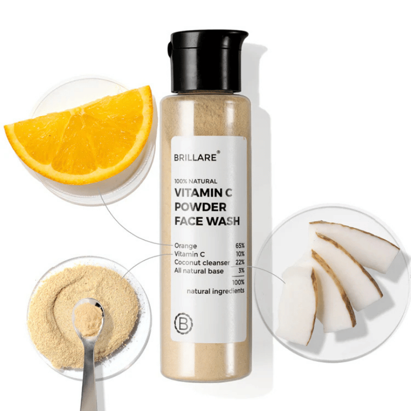 Vitamin C Powder Face Wash For Bright, Glowing Skin 15gms