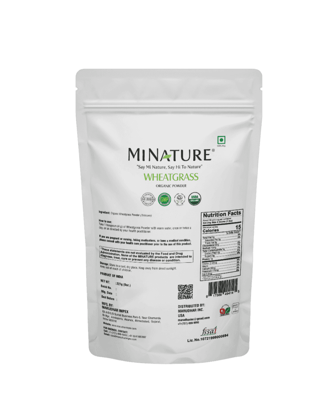 Wheatgrass Powder, Minature, Ayurveda Store NZ