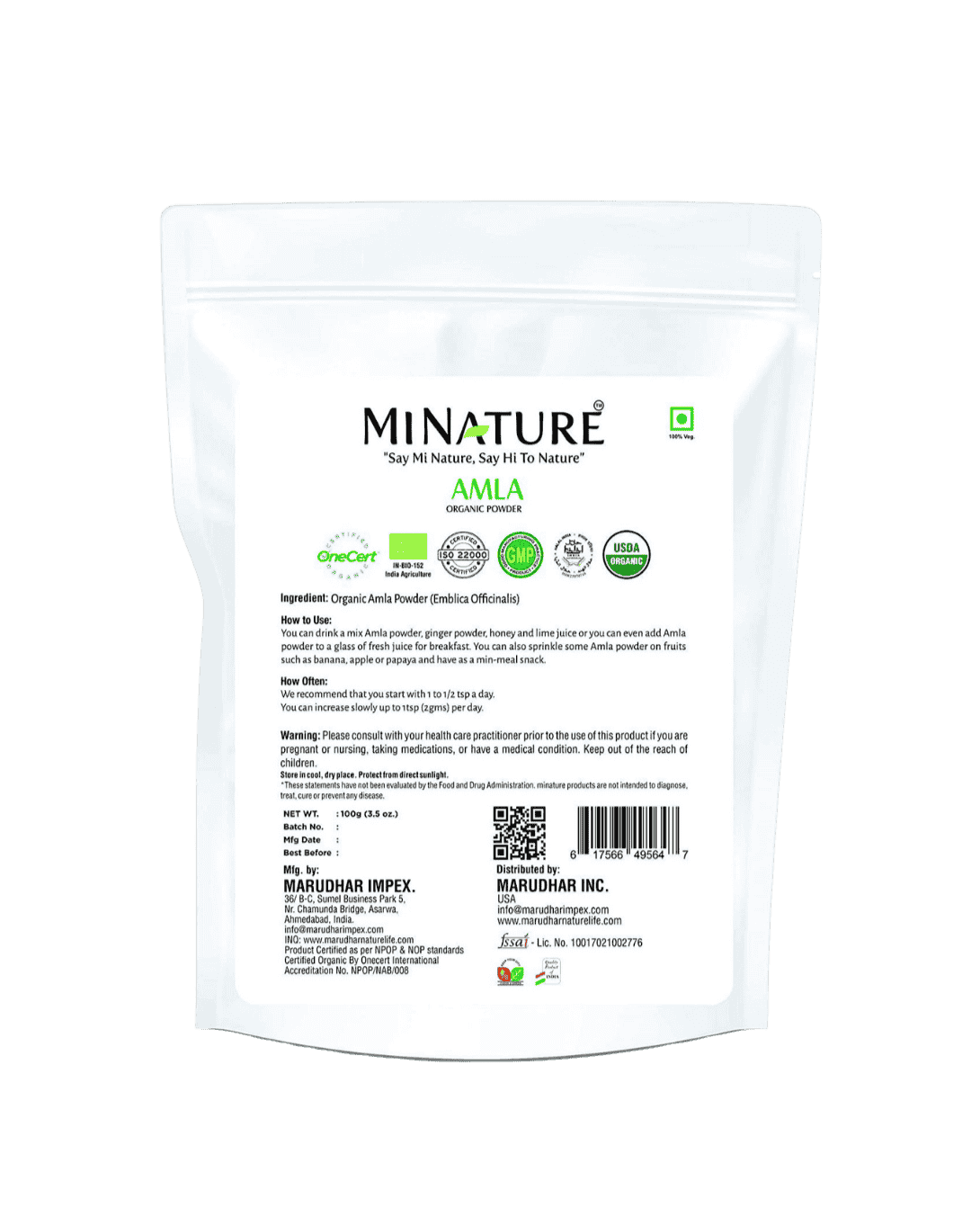 Amla Powder. Minature, Ayurveda Store NZ